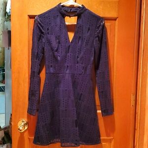 NWT XXS The Fifth Label Undercover Navy Dress
